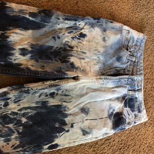 Bleached High waisted Pants